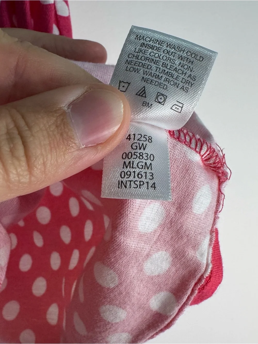 Hanna Andersson Polka Dot Stripe Knit Dress Pink Blue White Size 90 3T